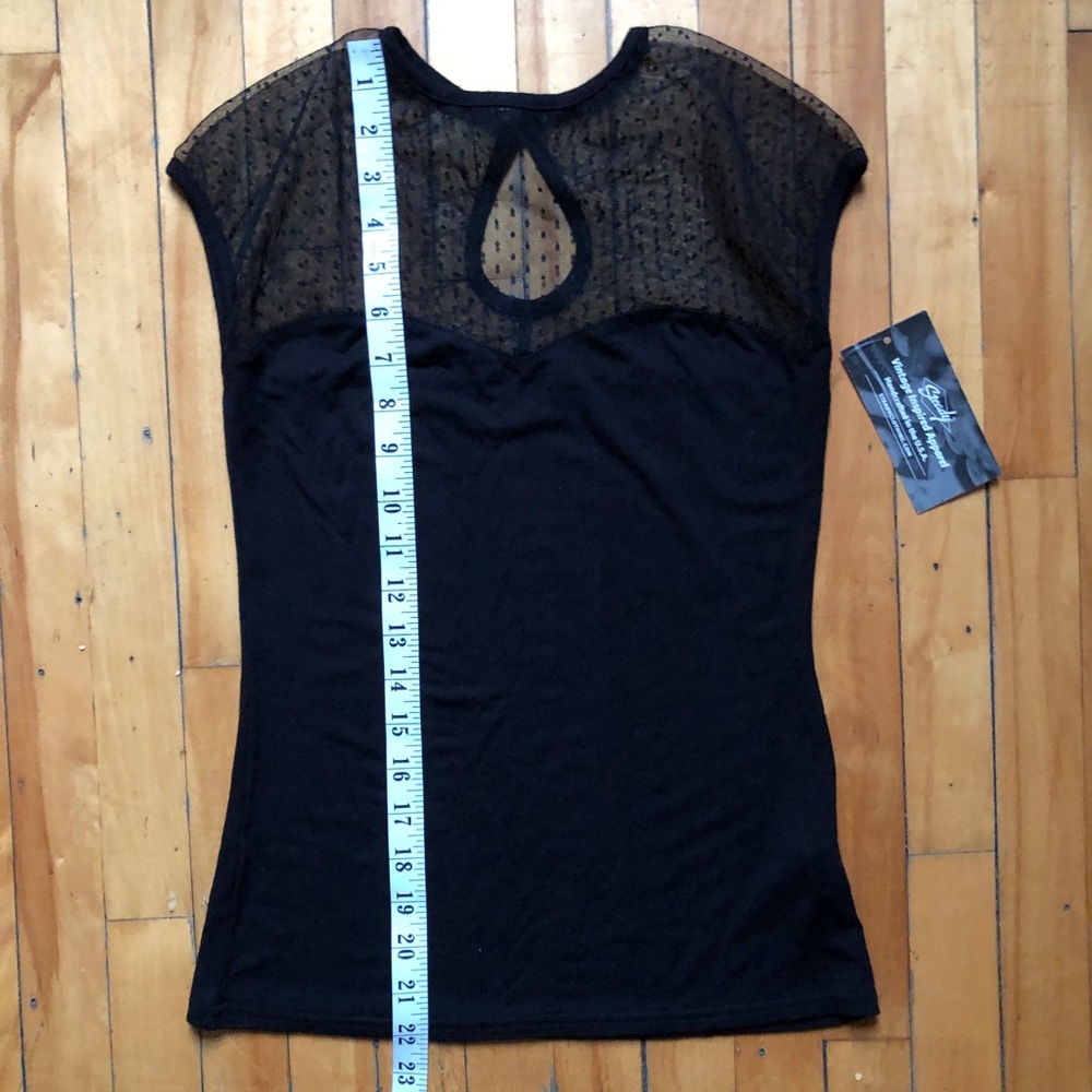 NWT XSmall/Small Rocksteady Miss Fancy Top Retro Pinup Rockabilly Goth Modcloth - Picture 6 of 8